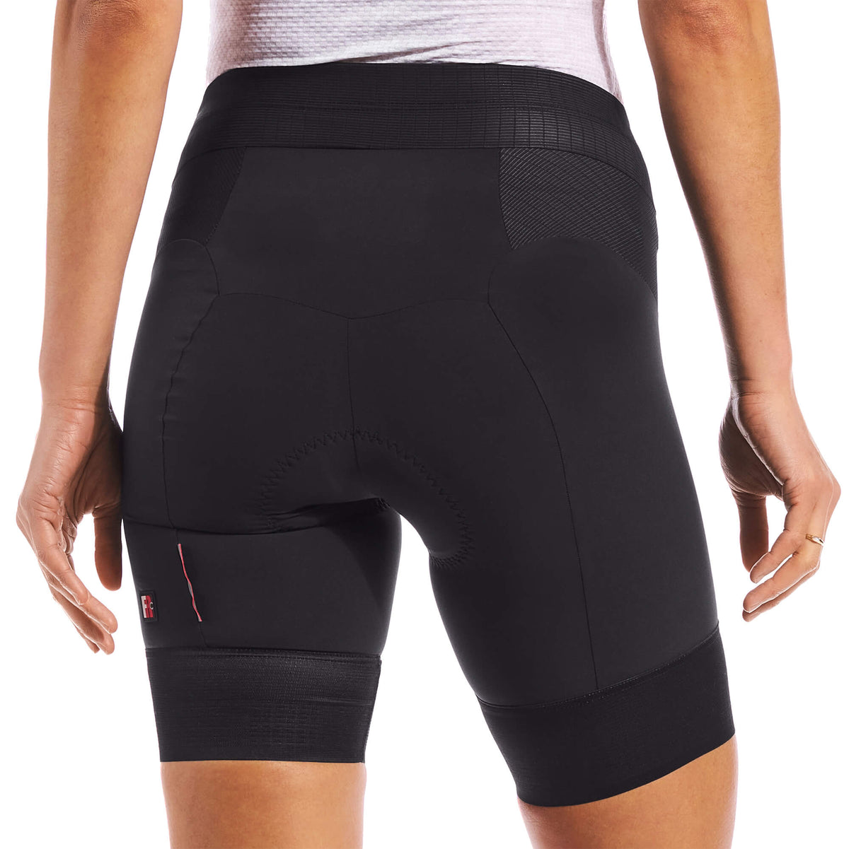 Women's FR-C Pro Solid Black Tri Short by Giordana Cycling, , Made in Italy