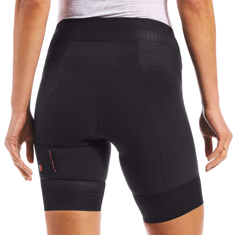 Women's FR-C Pro Solid Black Tri Short by Giordana Cycling, , Made in Italy