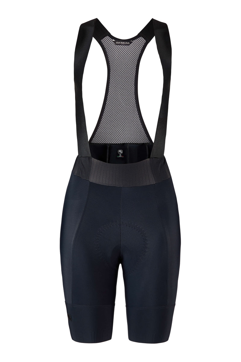 Women's Fusion Bib Short by Giordana Cycling, BLACK, Made in Italy