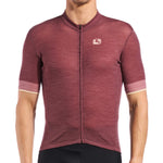 Men's Wool Jersey by Giordana Cycling, SANGRIA, Made in Italy