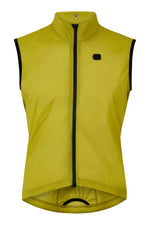 Zephyr Vest by Giordana Cycling, LIME, Made in Italy