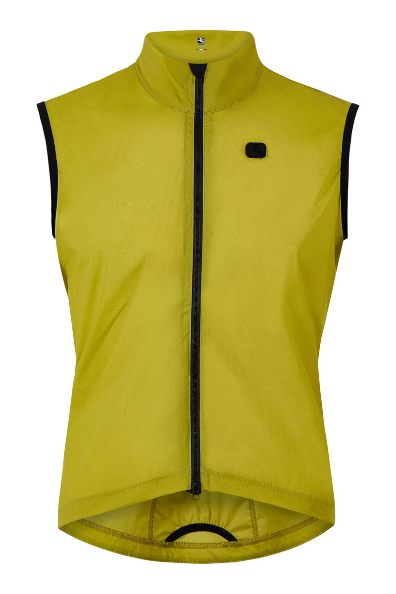 Zephyr Vest by Giordana Cycling, LIME, Made in Italy