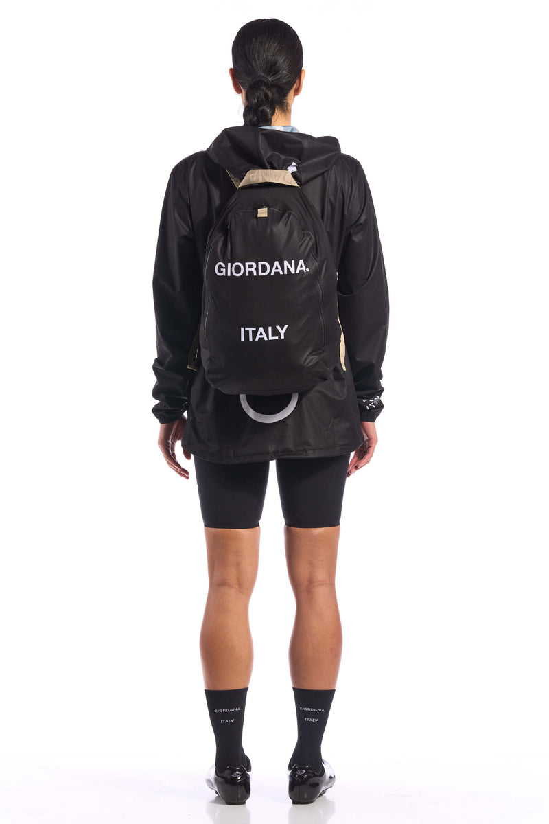 The Backpack by Giordana Cycling, METEORITE BLACK, Made in Italy
