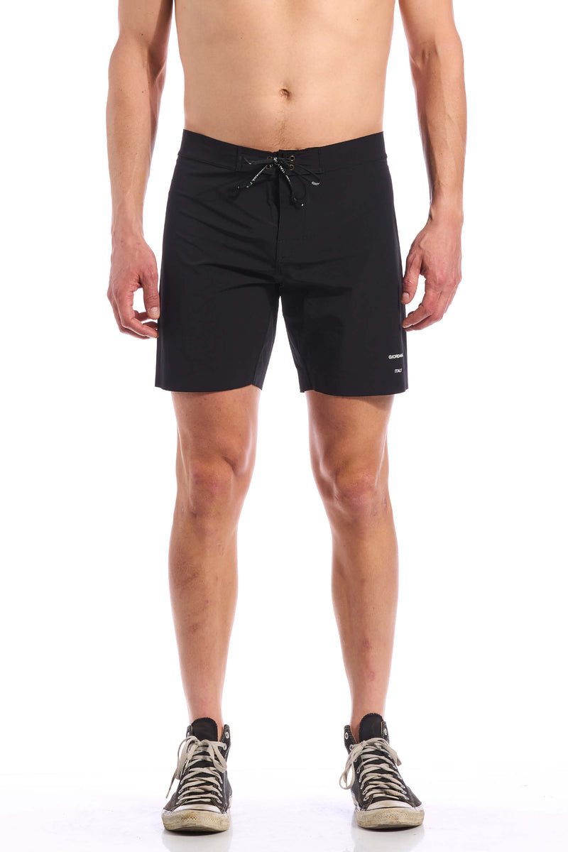 The Board Short by Giordana Cycling, METEORITE BLACK, Made in Italy