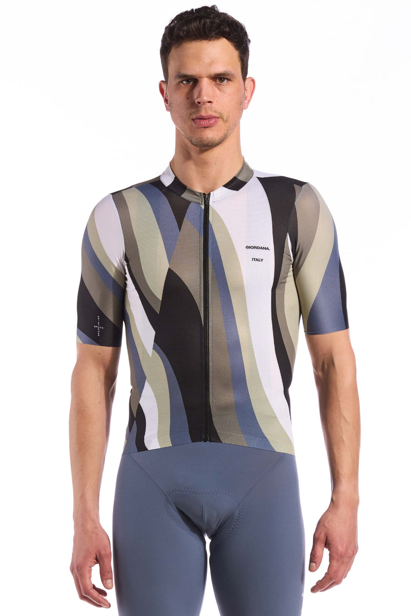 The KB Men's Jersey by Giordana Cycling, GLOAMING, Made in Italy
