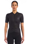The KB Women's Jersey by Giordana Cycling, METEORITE BLACK, Made in Italy