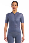 The KB Women's Jersey by Giordana Cycling, GRISAILLE BLUE, Made in Italy