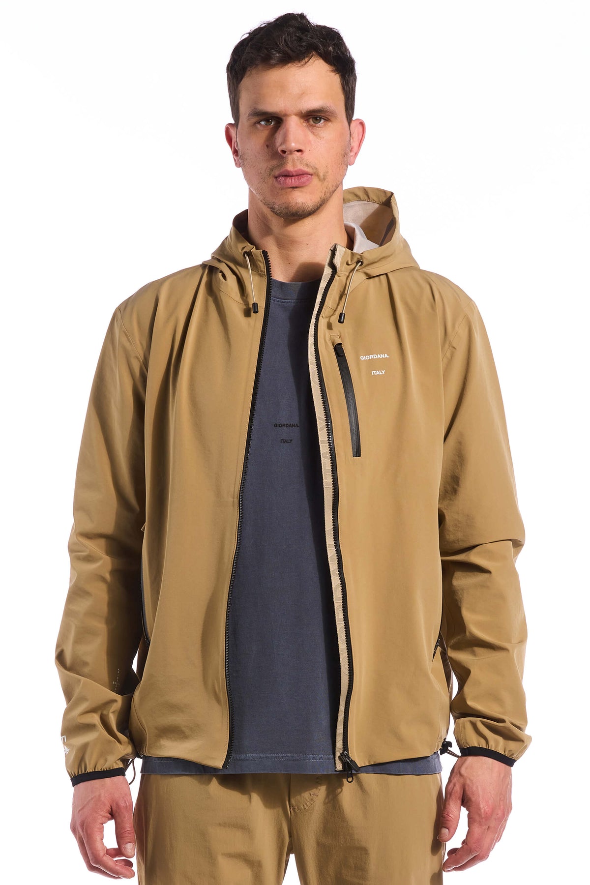 The Jetty Rain Jacket by Giordana Cycling, , Made in Italy