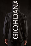 The Jetty Rain Jacket by Giordana Cycling, METEORITE BLACK with REFLECTIVE, Made in Italy