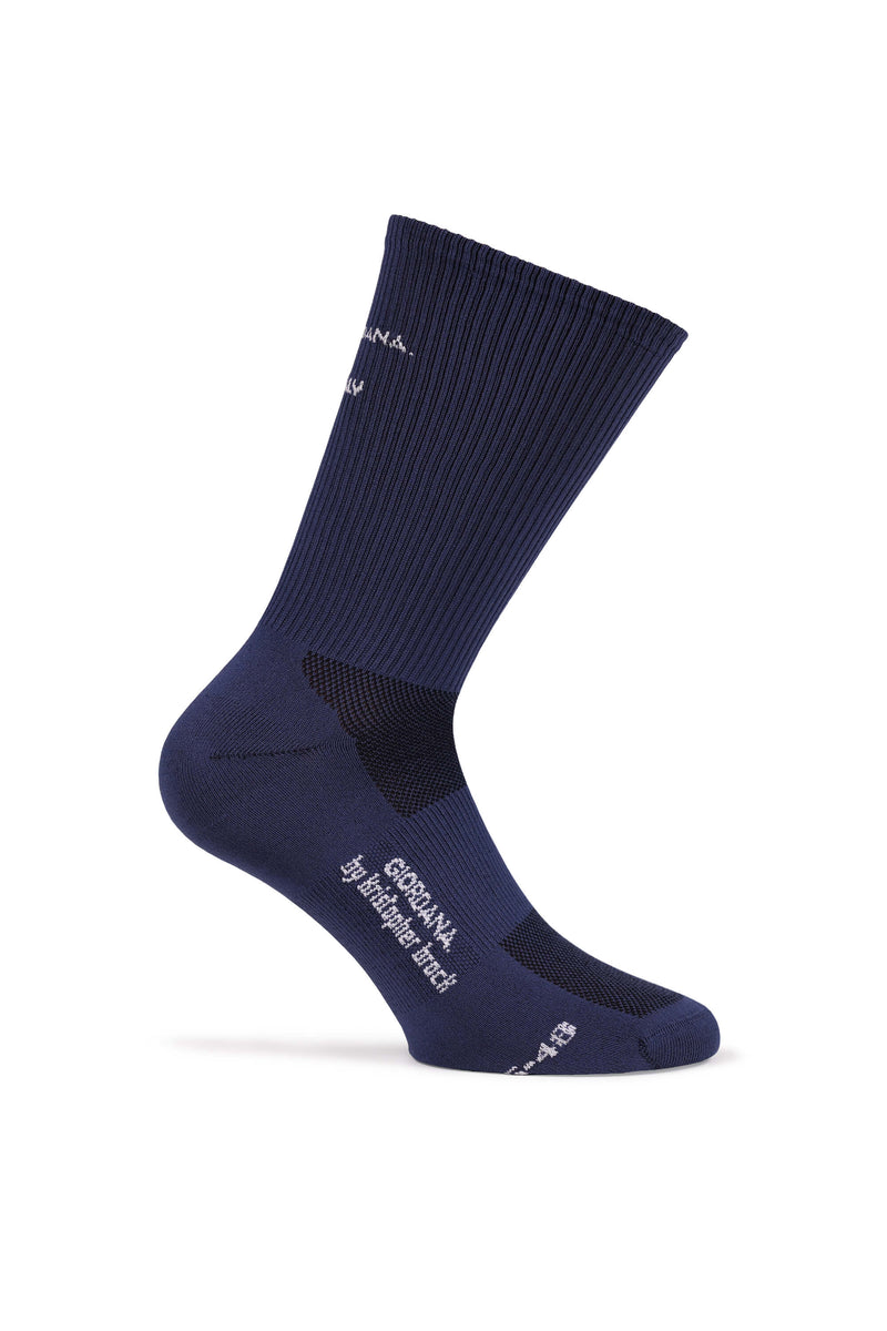 The KB Sock by Giordana Cycling, GRISAILLE BLUE, Made in Italy