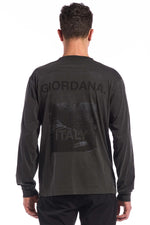 The Long Sleeve Steps Tee by Giordana Cycling, , Made in Italy