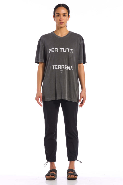 Per Tutti Tee by Giordana Cycling, MIDNIGHT GREY, Made in Italy