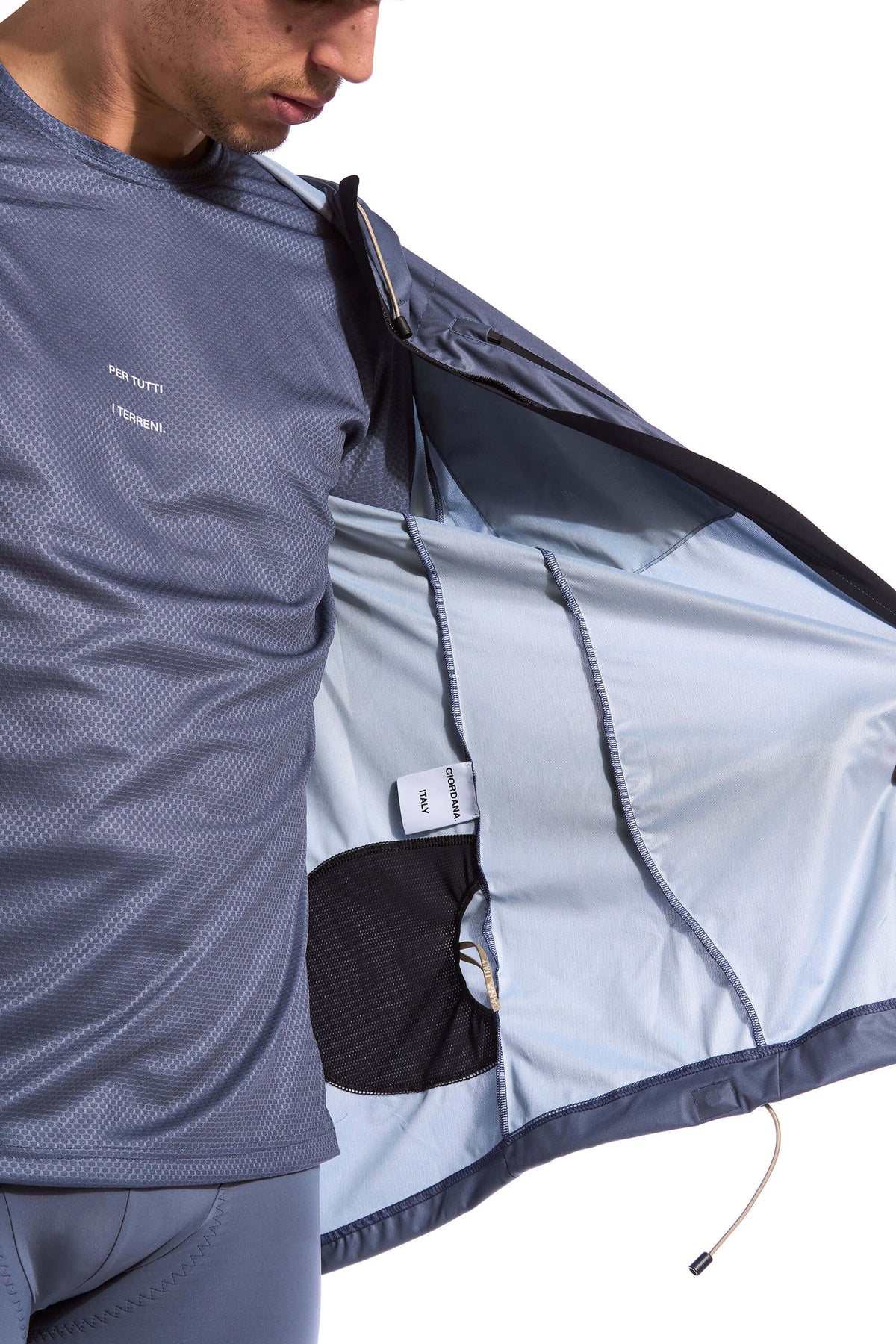 The Jimmy Wind Jacket by Giordana Cycling, , Made in Italy