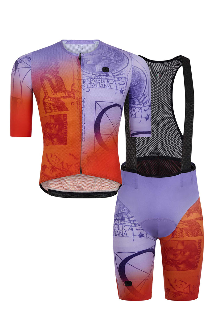 Men's La Posta Urto Kit in Orange by Giordana Cycling, , Made in Italy
