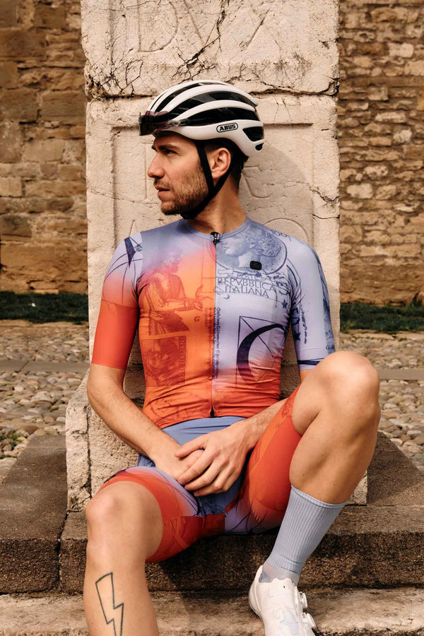 Men's La Posta Urto Kit in Orange by Giordana Cycling, , Made in Italy