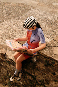 Women's La Posta Urto Kit in Orange by Giordana Cycling, , Made in Italy