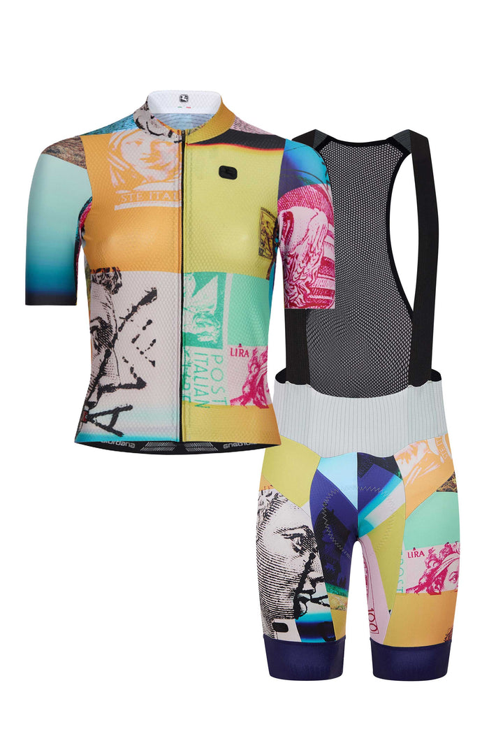 Women's La Posta FR-C Pro Kit in Multicolor by Giordana Cycling, , Made in Italy