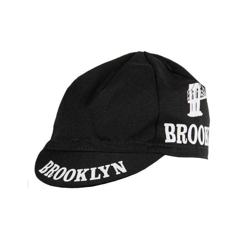 Team Brooklyn Cap by Giordana Cycling, Black, Made in Italy