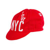 NYC Liberty Cap by Giordana Cycling, RED, Made in Italy