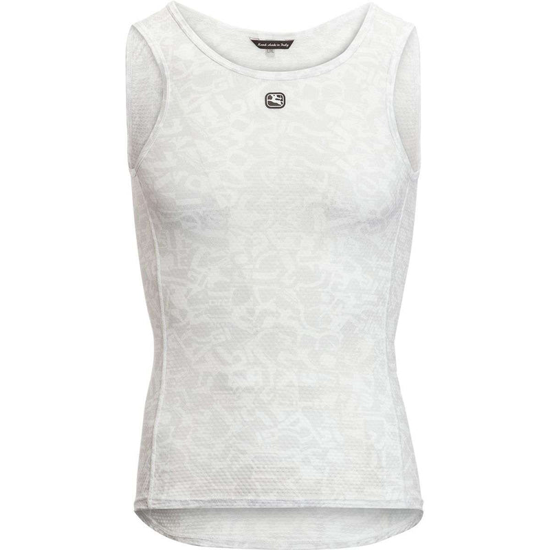 Men's FR-C Pro Tank Base Layer by Giordana Cycling, WHITE/GREY CAMO, Made in Italy