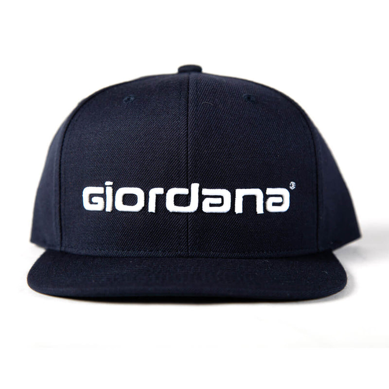 Giordana Fitted Hats by Giordana Cycling, Navy/White, Made in Italy