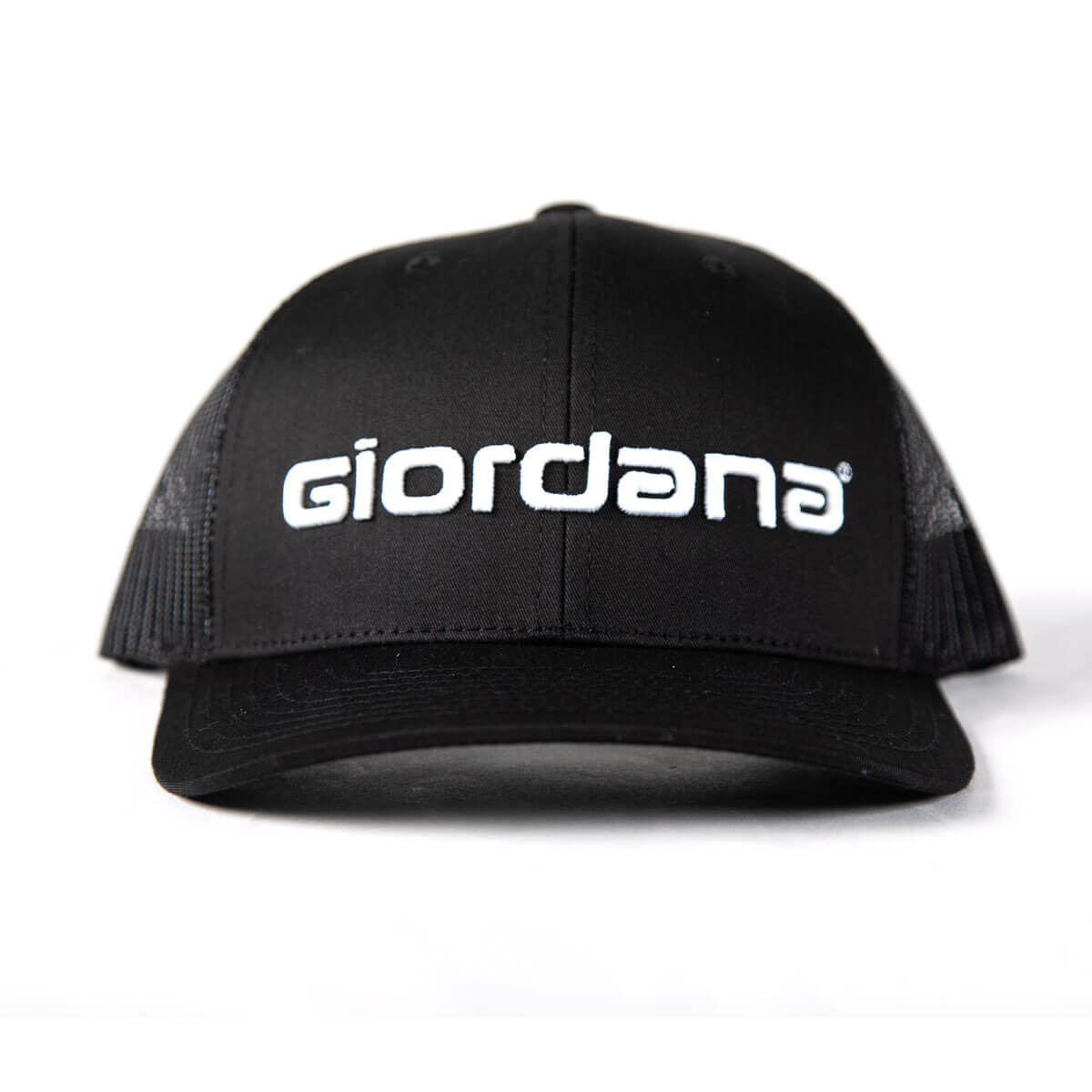 Giordana Fitted Hats by Giordana Cycling, Black/White, Made in Italy