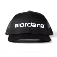 Giordana Fitted Hats by Giordana Cycling, Black/White, Made in Italy