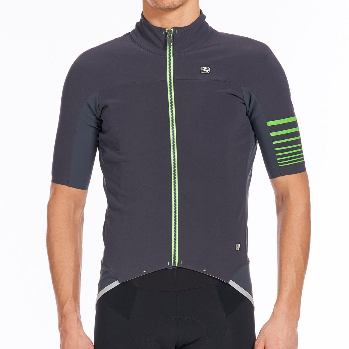 Men's AV Versa Jersey by Giordana Cycling, DARK GREY, Made in Italy