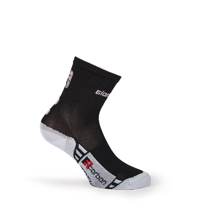 Women's FR-C Mid Cuff Socks by Giordana Cycling, BLACK, Made in Italy