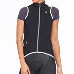 Women's FR-C Pro Lyte Winter Vest by Giordana Cycling, BLACK, Made in Italy