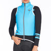 Women's FR-C Pro Lyte Winter Vest by Giordana Cycling, LIGHT BLUE, Made in Italy