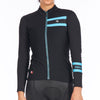 Women's FR-C Pro Thermal Long Sleeve Jersey by Giordana Cycling, BLACK, Made in Italy