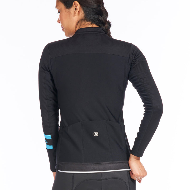 Women's FR-C Pro Thermal Long Sleeve Jersey by Giordana Cycling, , Made in Italy