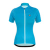 Women's Fusion Jersey by Giordana Cycling, BLUE/WHITE, Made in Italy