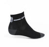 Trade Short Cuff Socks by Giordana Cycling, BLACK/WHITE, Made in Italy