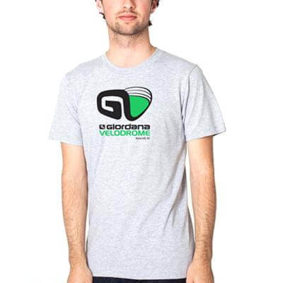 Velodrome T-Shirt by Giordana Cycling, GREY, Made in Italy
