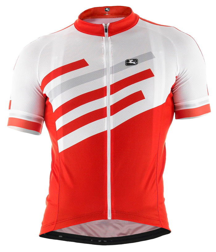 Men's SilverLine Jersey by Giordana Cycling, RED, Made in Italy