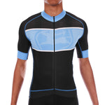 Men's FR-C Trade Maestro Jersey by Giordana Cycling, BLACK/BLUE, Made in Italy