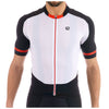 Men's Body Clone FR-Carbon Jersey by Giordana Cycling, WHITE/BLACK, Made in Italy