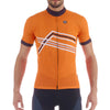 Men's Pista Vero Trade Jersey by Giordana Cycling, ORANGE, Made in Italy