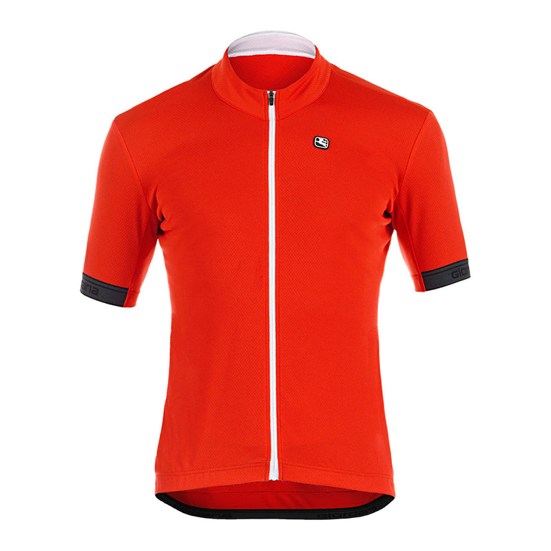Men's Fusion Cycling Jersey by Giordana Cycling, RED, Made in Italy