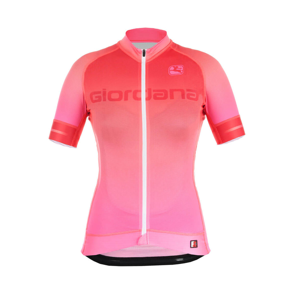 Women's Glow FR-C Trade Jersey by Giordana Cycling, PINK, Made in Italy