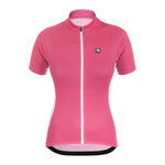 Women's Fusion Jersey by Giordana Cycling, PINK/WHITE, Made in Italy
