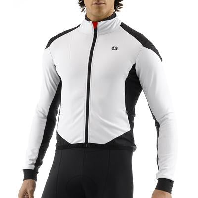 Men's Forma Red Carbon Jacket by Giordana Cycling, WHITE/BLACK, Made in Italy