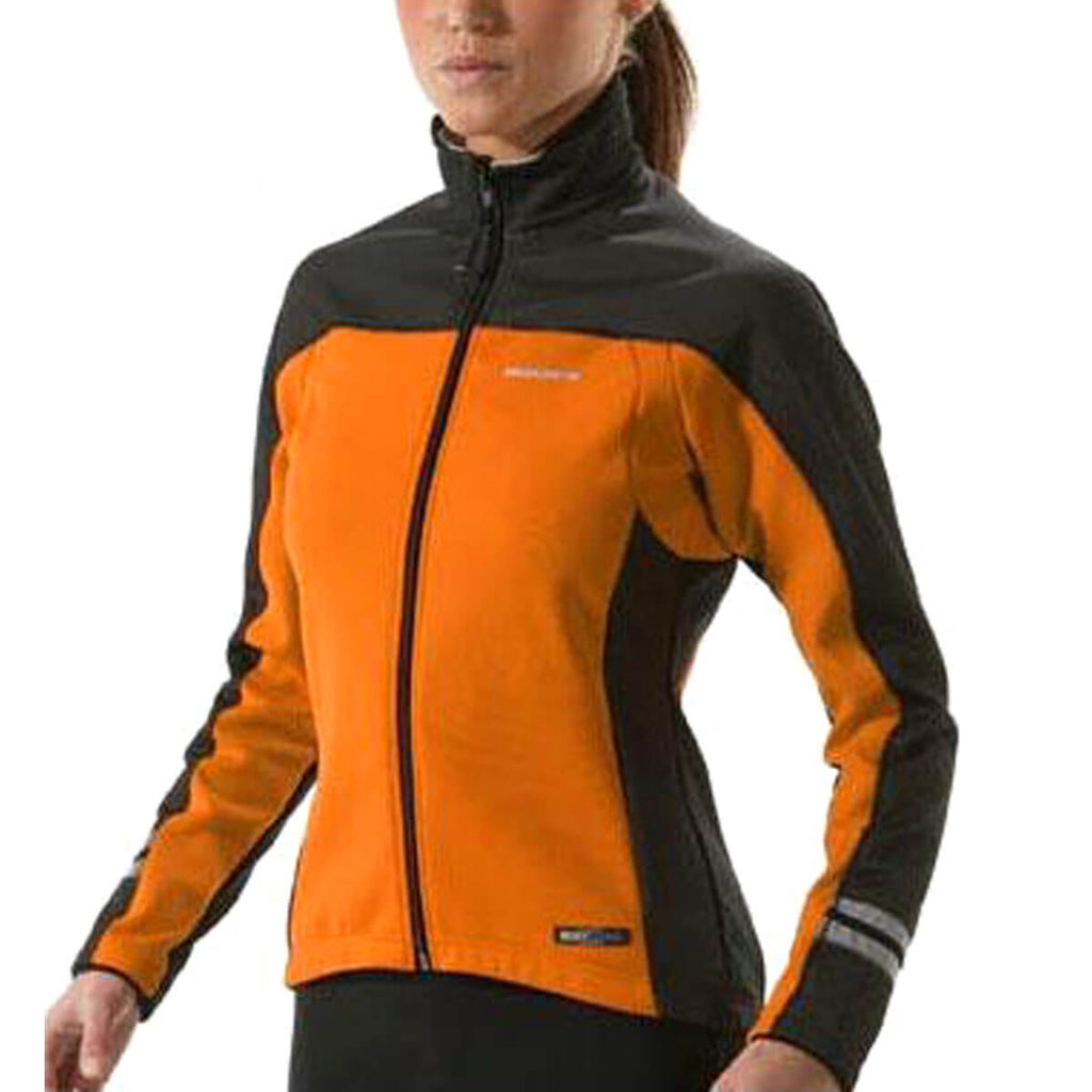 Women's Forma Jacket by Giordana Cycling, ORANGE, Made in Italy
