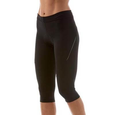 Women's SilverLine Nilo MS Mini Pad Knicker by Giordana Cycling, BLACK, Made in Italy