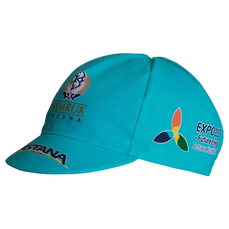 Astana Pro Cap - 2017 by Giordana Cycling, Astana Blue, Made in Italy