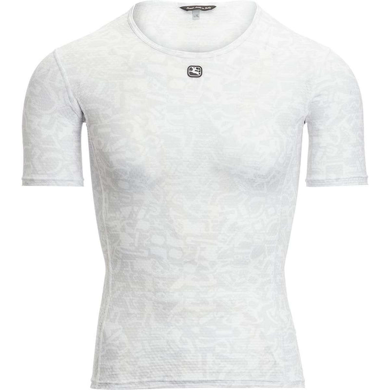 Men's FR-C Pro Camo Base Layer by Giordana Cycling, White, Made in Italy