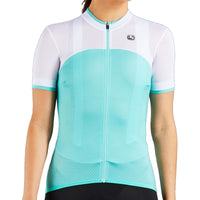 Women's SilverLine Jersey by Giordana Cycling, MINT/WHITE, Made in Italy