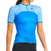 Women's SilverLine Jersey by Giordana Cycling, BLUE/LIGHT BLUE, Made in Italy
